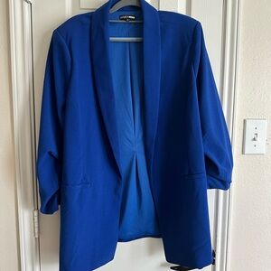 Fashion Nova Cobalt Blue Blazer Set
